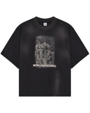 Won Hundred Houston Astro Printed T-Shirt - Black
