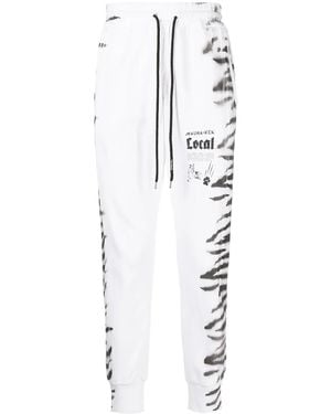 Mauna Kea Tiger-Print Track Trousers - White
