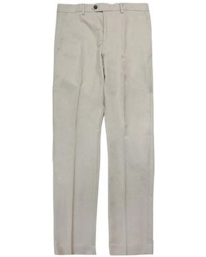 SELECTED Pleated Straight-Leg Trousers - Grey
