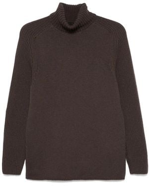 Transit Virgin Wool Jumper - Brown