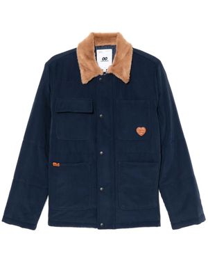 Chocoolate Logo-Patch Jacket - Blue