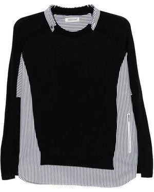 Undercover Bluse Aus Baumwolle - Schwarz