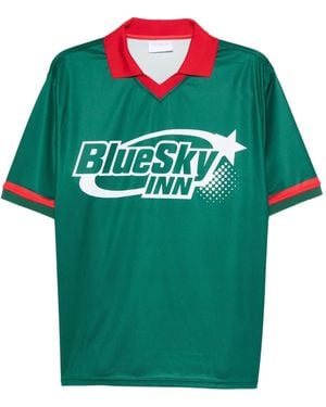 BLUE SKY INN T-Shirt De Football À Logo Imprimé - Vert