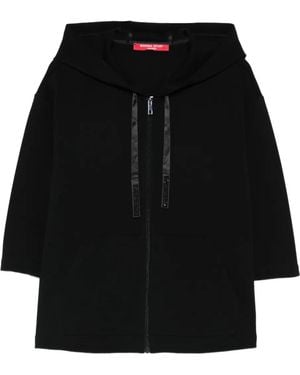 Marina Rinaldi Landa hooded zip sweatshirt - Negro