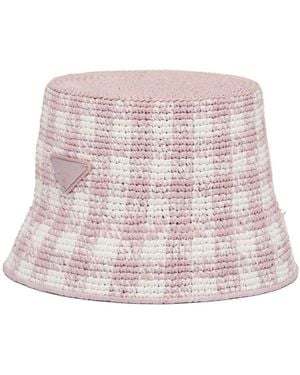 Prada Cappello Bucket - Rosa
