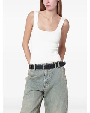 Entire studios Square-Neck Top - Grey