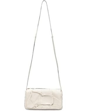 SOMMET Soffietta Plump Leather Shoulder Bag - White