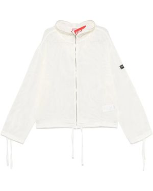 KENZO Hooded Mesh Jacket - White