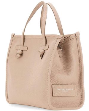 Gianni Chiarini Miss Marcela 32 Grained Double Handle Tote Bag - Natural