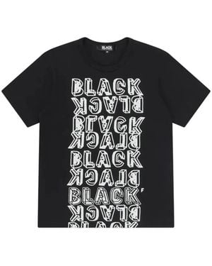COMME DES GARÇON BLACK Graphic-Print T-Shirt - Black