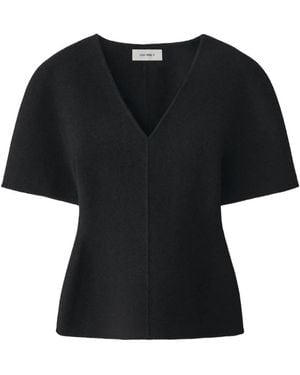 Lisa Yang V-Neck Blouse - Black