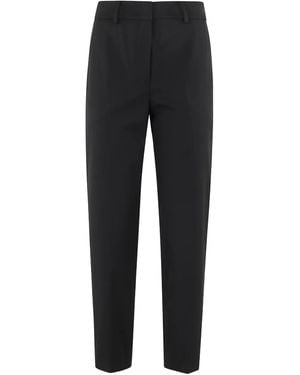Seventy Flat-Front Pants - Black