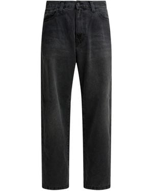 Carhartt Logo-Patch Jeans - Black