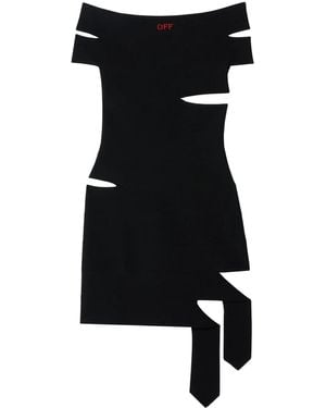 Off-White c/o Virgil Abloh Minikleid Mit Cut-Outs - Schwarz