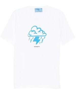 11 11 L.U.C.K. Graphic-Print T-Shirt - Blue