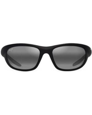 Maui Jim Haulani Rectangle-Frame Sunglasses - Black