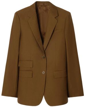 Burberry Blazer Monopetto - Marrone
