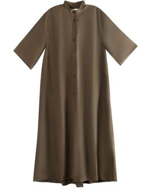 Studio Nicholson Button-front midi shirt dress - Grün