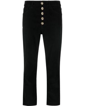 Dondup Cropped Trousers - Black