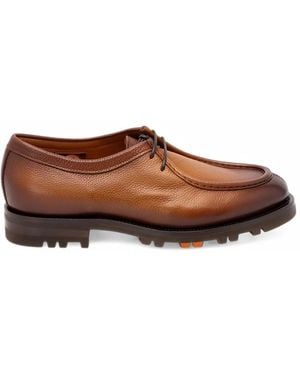 Santoni Lace-Up Shoes - Brown