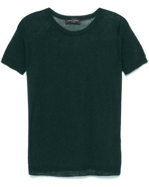 Roberto Collina Fine-Knit T-Shirt - Green