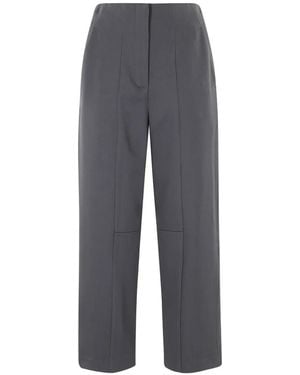 Erika Cavallini Semi Couture Wide-Leg Trousers - Grey