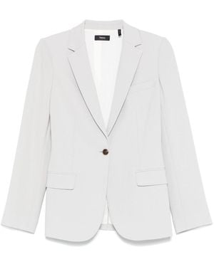 Theory Crepe Blazer - White