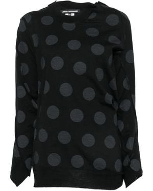 Junya Watanabe Pull À Empiècement À Pois - Black