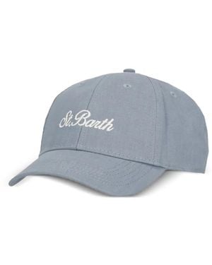 MC2 Saint Barth Logo-Embroidered Baseball Cap - Grey