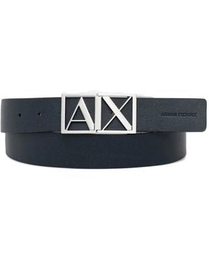 ARMANI EXCHANGE Reversible Belt - Blue