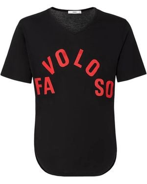 Fendi T-Shirt En Coton À Imprimé Favoloso - Noir
