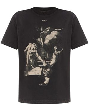 Off-White c/o Virgil Abloh グラフィック Tシャツ - ブラック