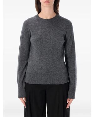 Rhea Fine-Knit Sweater - Gray