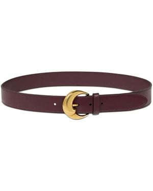 Etro Belt With Paisley Buckle - Red
