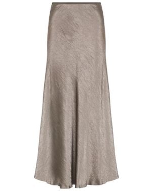 Maison Margiela Bias-Cut Midi Skirt - Brown