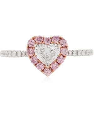 HYT Jewelry Bague Argyle En Or 18Ct Sertie De Diamants - Pink