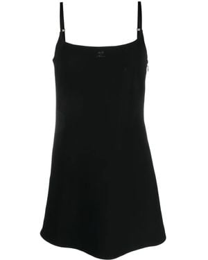 Courreges Sleeveless Square-Neck Minidress - Black