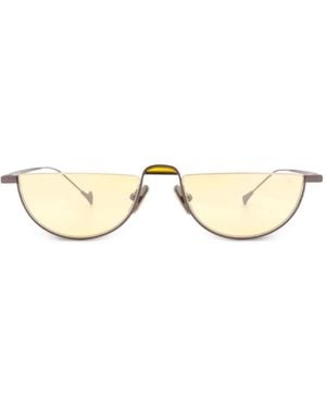 Eyepetizer Ginza Half-Frame Sunglasses - Natural