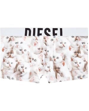 DIESEL Slip Damien Con Stampa - Blu