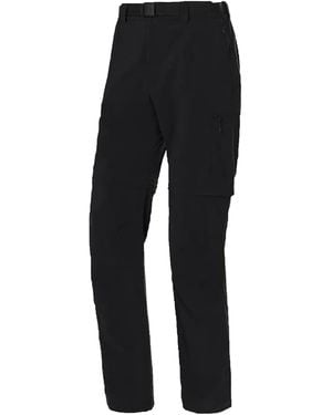 Trangoworld Zip-Pocket Convertible Trousers - Black
