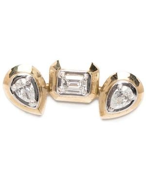 Rainbow K Diamond Earring - Metallic