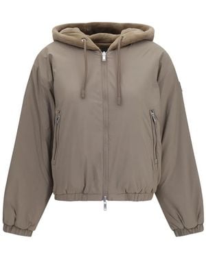 Moose Knuckles Eaton Bunny Reversible Faux-Fur Jacket - Grey