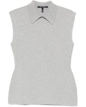 Sofie D'Hoore May Sleeveless Collared Top - Gray