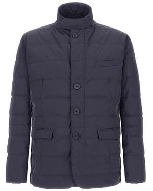 Herno Gewatteerd Jack - Blauw