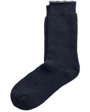RRL Looped Sock-Crew Sock-Single - Blue