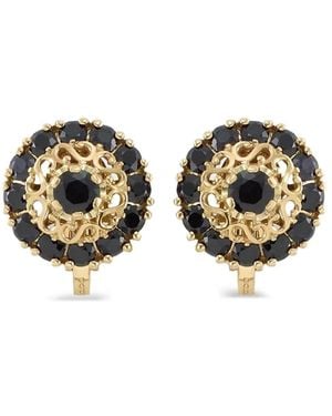 Dolce & Gabbana 18K Sicily Sapphire Earrings - White