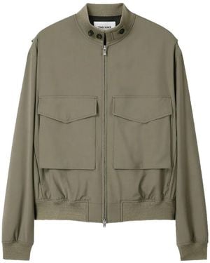 Tonywack Patch-Pocket Zip-Up Jacket - Green