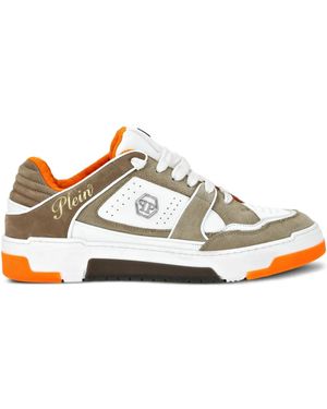 Philipp Plein Logo-Detail Sneakers - Natural