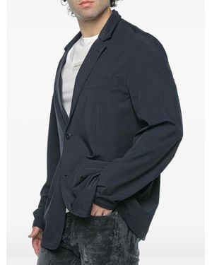ARMANI EXCHANGE Blazer Met Enkele Rij Knopen - Blauw