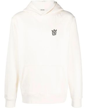 Zadig & Voltaire スカルプリント パーカー - ホワイト